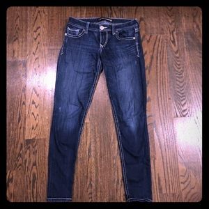 Express skinny jeans in size 2R